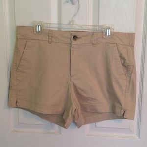 Old Navy Everyday Shorts size 12 Khaki